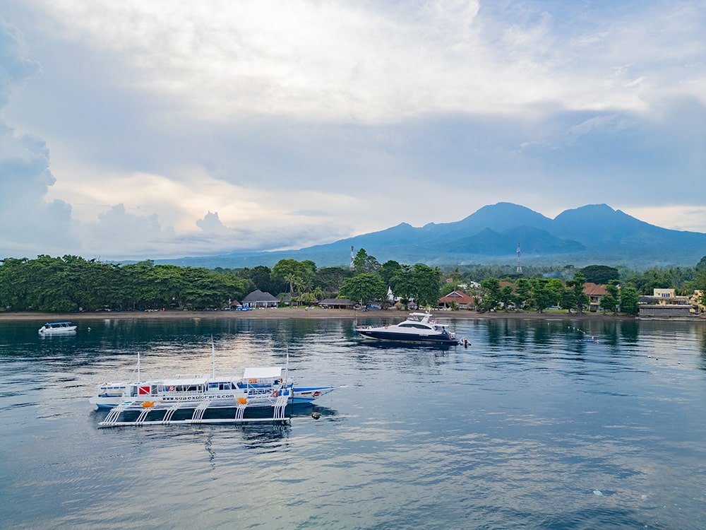 Ariel View in front of the PV with Bangka and Gypsy